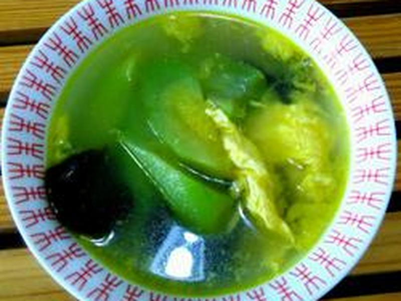 丝瓜木耳蛋花汤