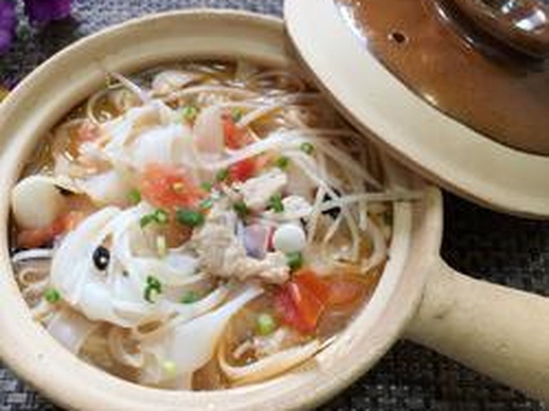 绿豆芽老友粉