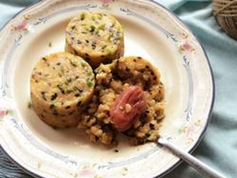 腊肠烤饭