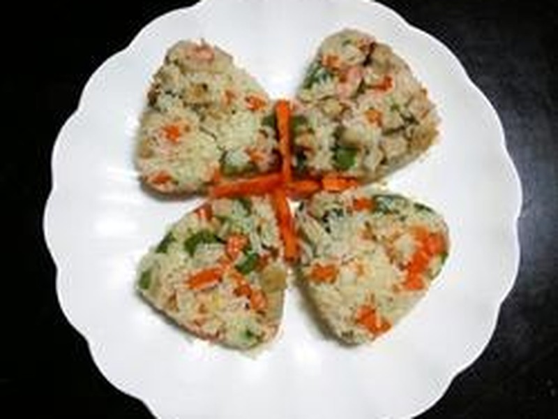 蔬菜饭团