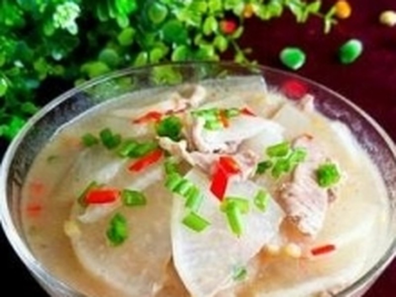 白萝卜炖羊肉