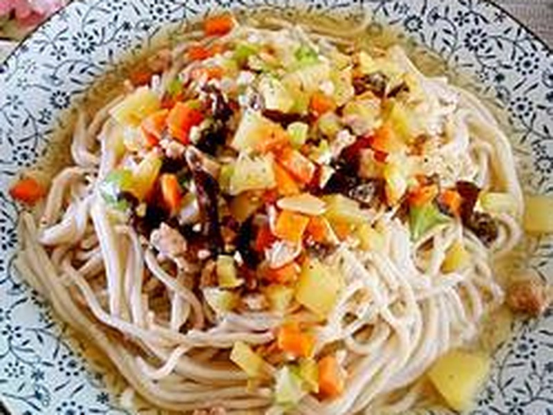 杂粮饸烙面