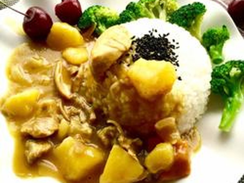 咖喱鸡肉饭