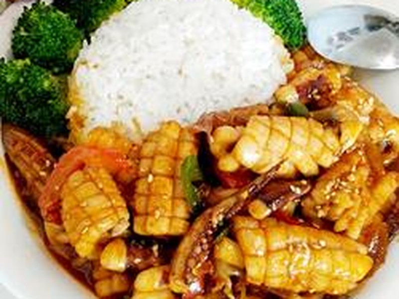 韩式鱿鱼盖饭