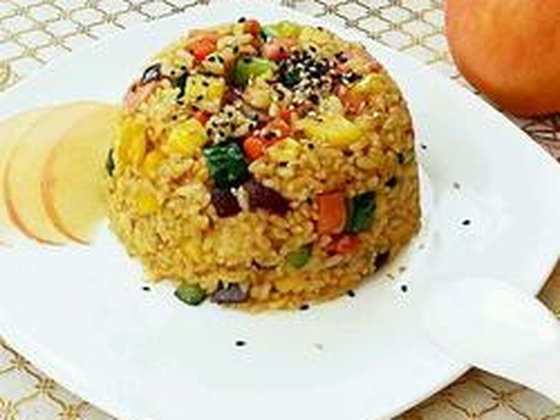 咖喱苹果炒饭
