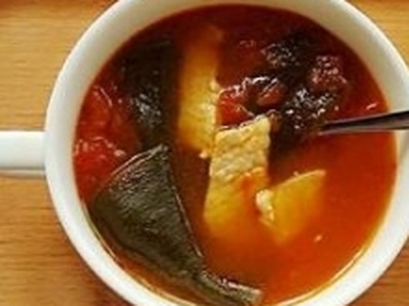 番茄肉片汤