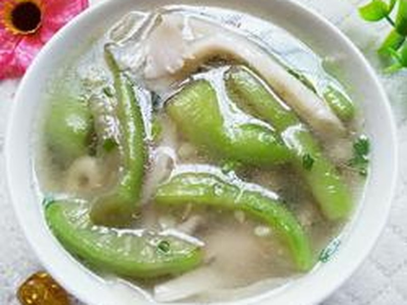 丝瓜平菇汤