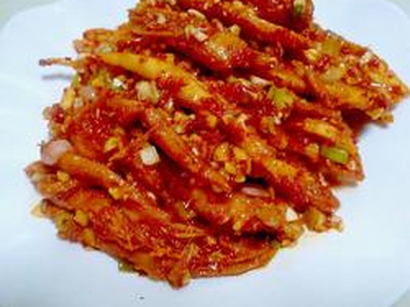 朝鲜族咸菜：沙参