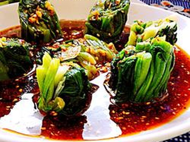 菠蒜红油澡(芥末味)