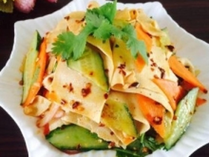 麻辣豆皮
