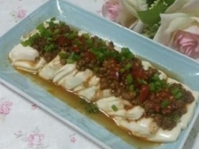 肉末蒸豆腐