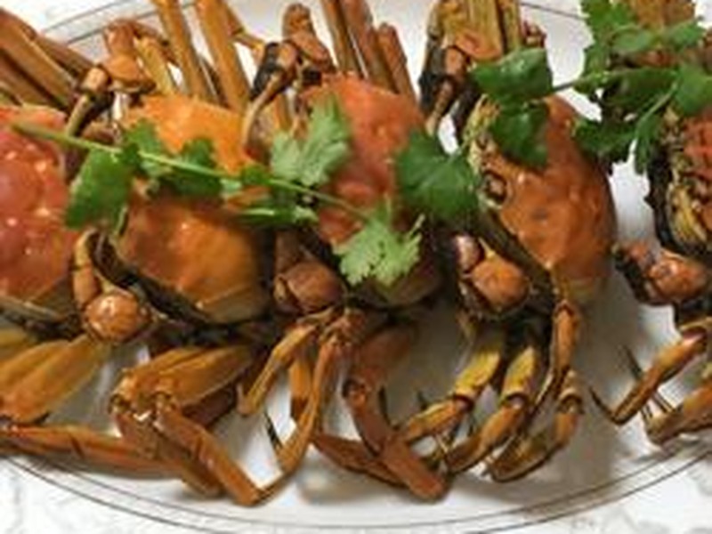 清蒸大河蟹
