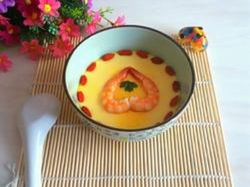 虾仁蒸蛋