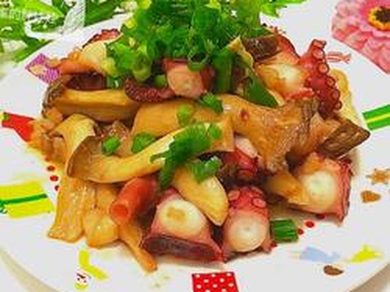 蒜香杏鲍菇章鱼