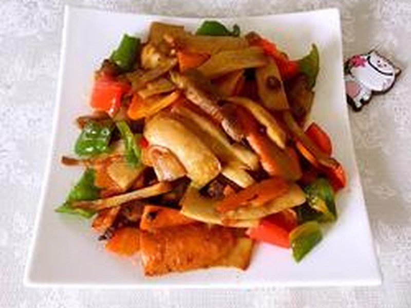 杏鲍菇炒肉