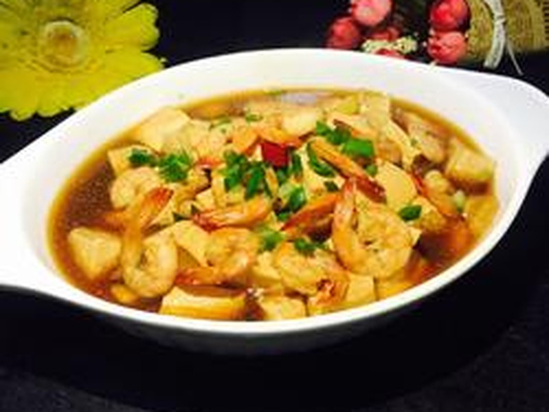 虾仁豆腐