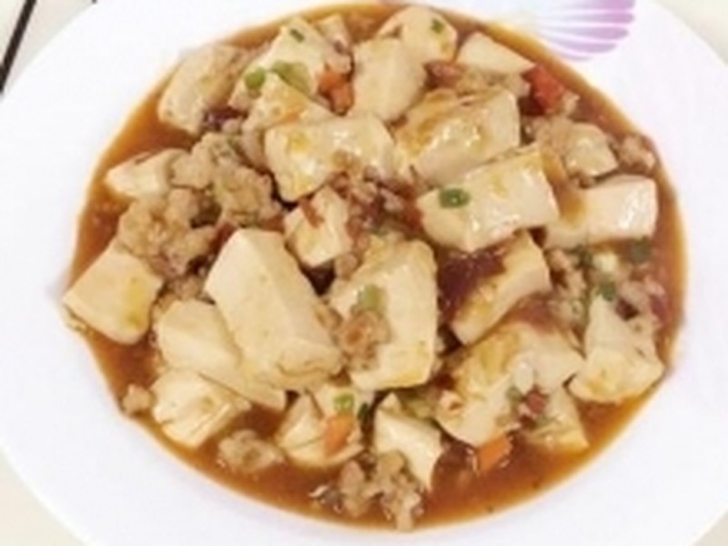 肉末烧豆腐