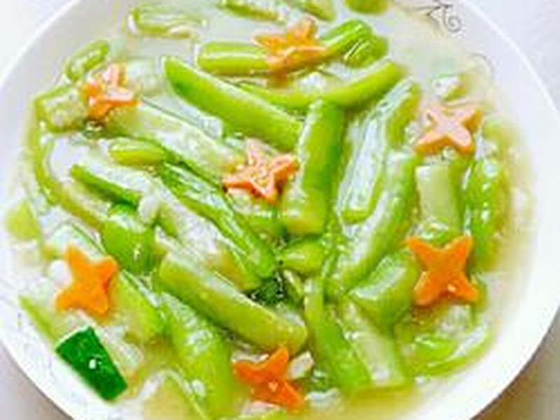 辣椒炒丝瓜