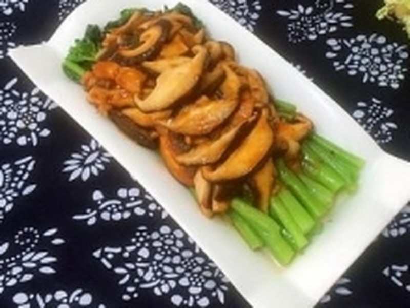 蚝油香菇菜心