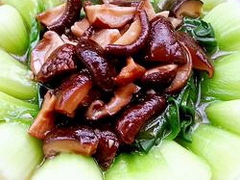 香菇扒油菜