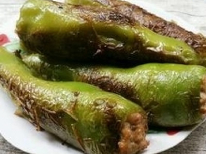 辣椒酿肉