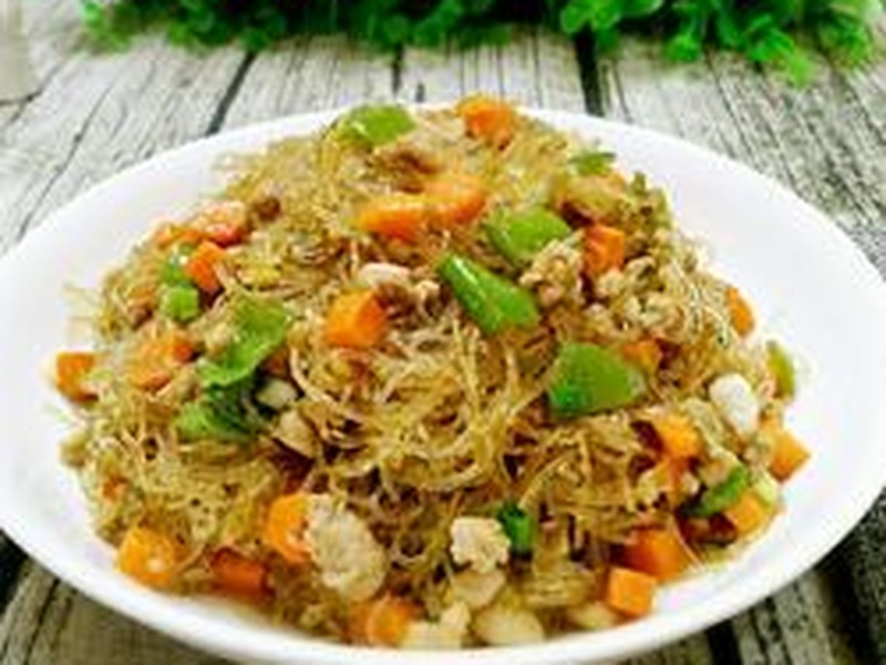 肉末炒粉丝