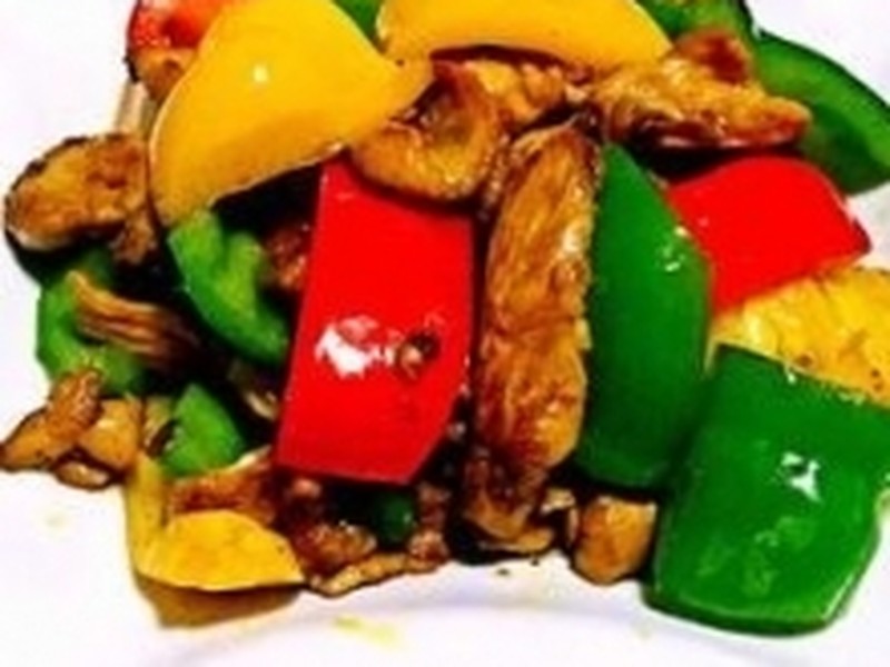 彩椒鸡脯肉
