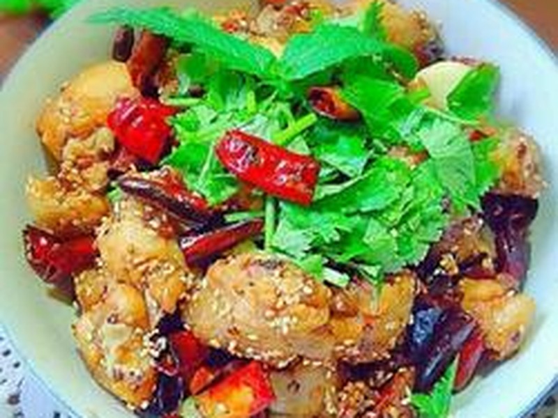 麻辣鸡块