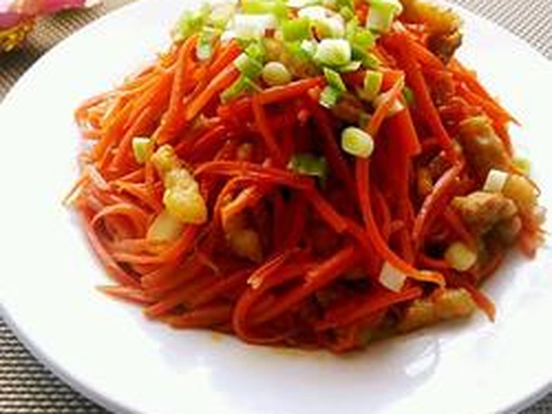 胡萝卜炒肉丝