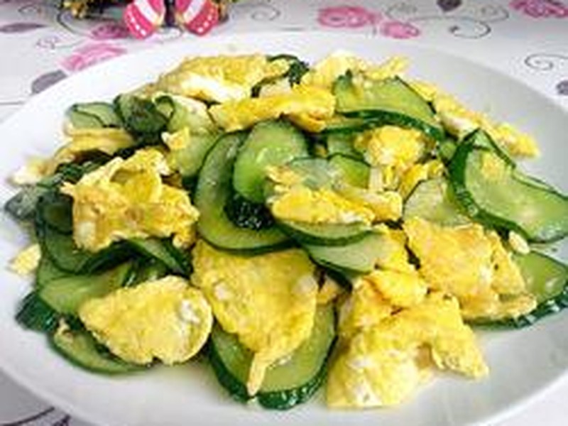 青瓜炒蛋