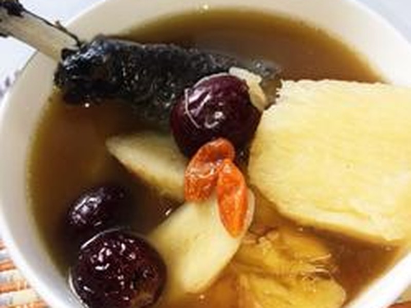 乌鸡淮山牛蒡汤
