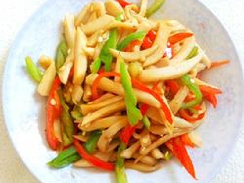 双椒杏鲍菇