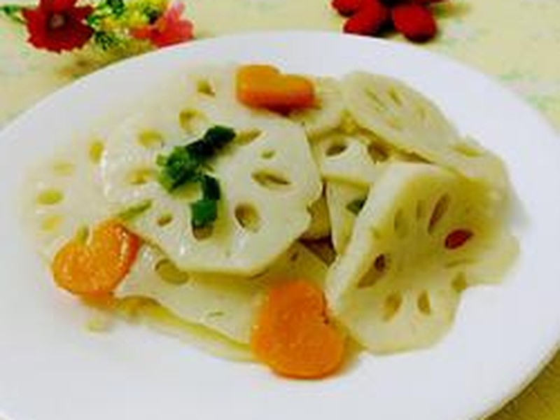 清炒藕片