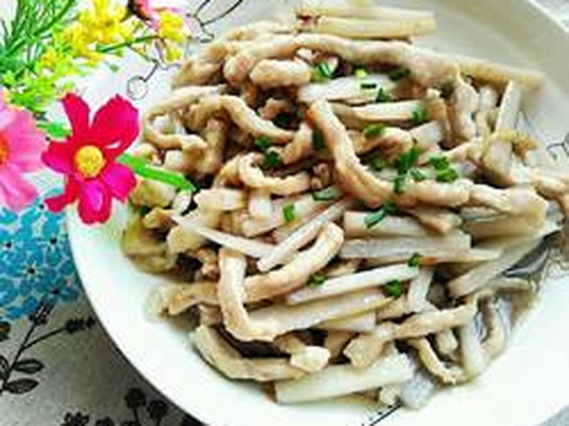 藕丝炒肉段