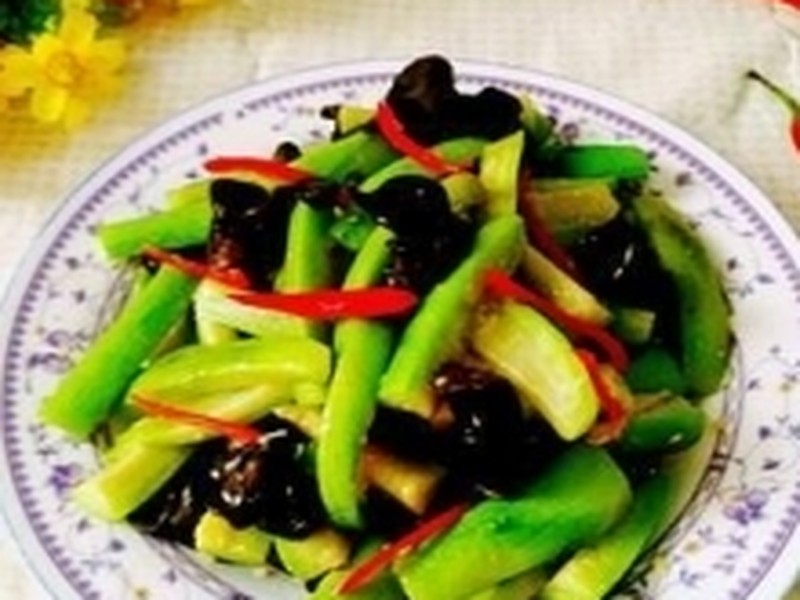 家常炒丝瓜