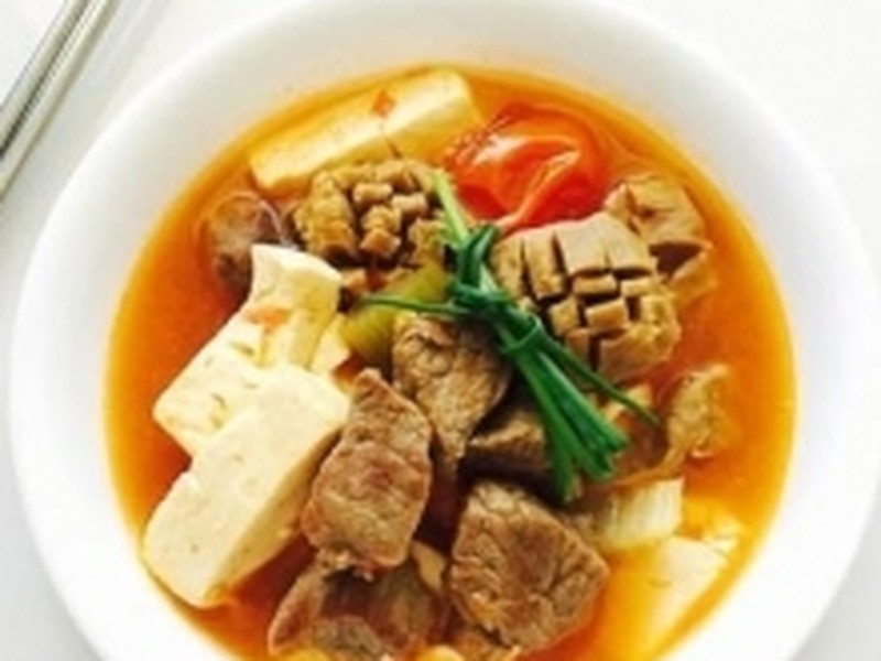 番茄豆腐牛肉