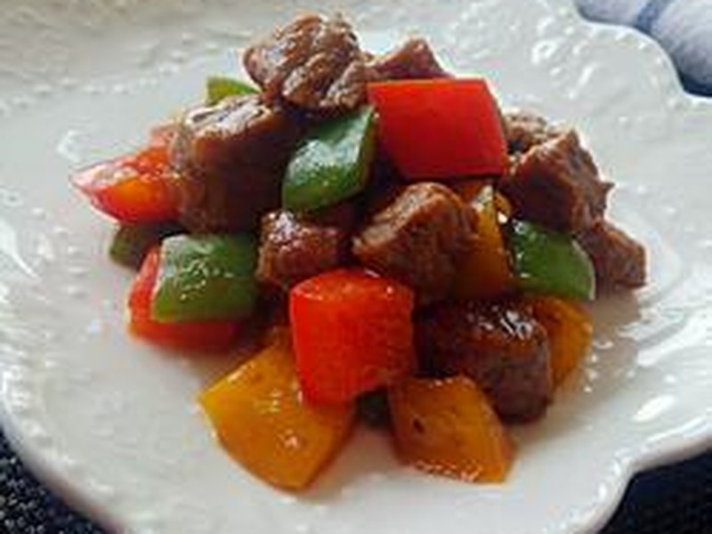 黑椒牛肉粒