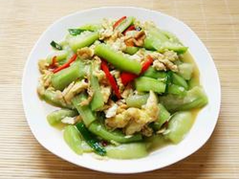 丝瓜炒鸡蛋