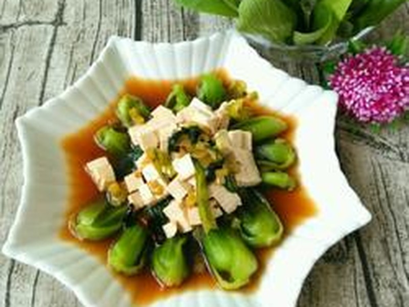 油菜豆腐约会