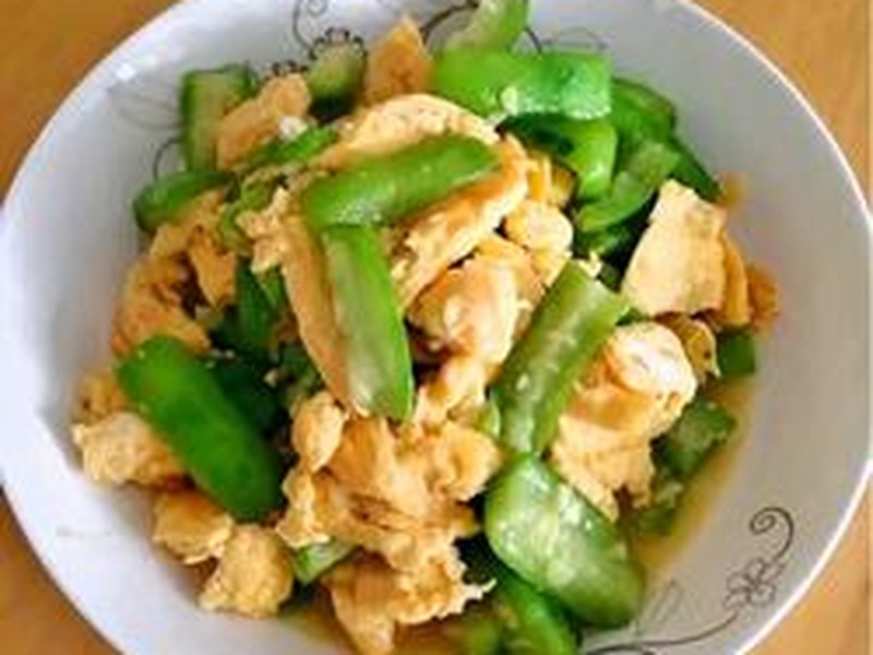 丝瓜炒鸡蛋
