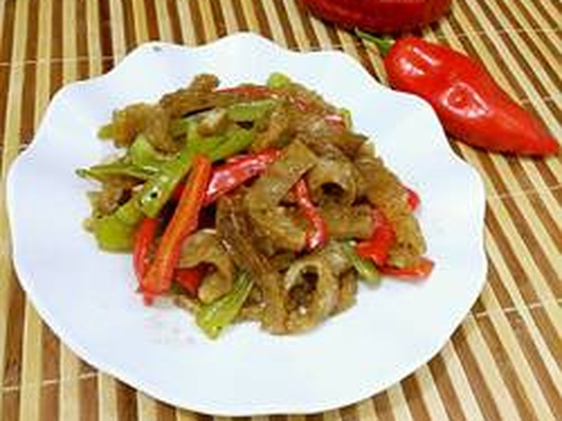 虎皮椒炒肉皮