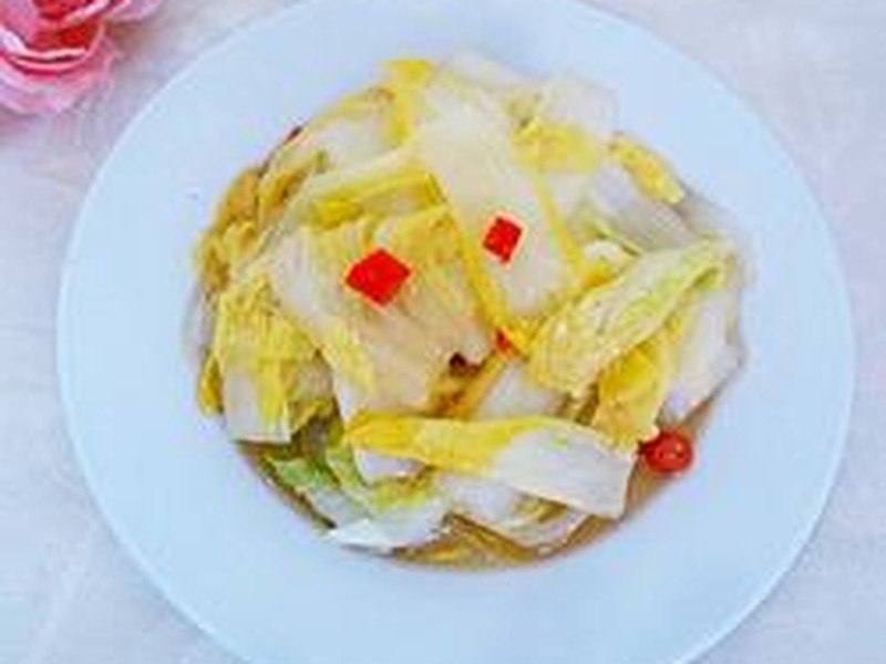 酸辣娃娃菜