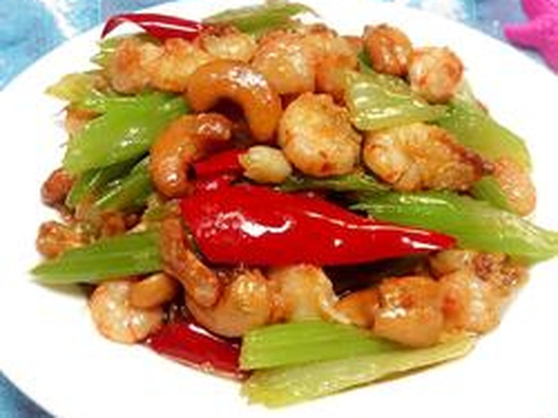 西芹炒虾仁
