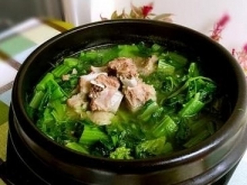 芥菜排骨煲
