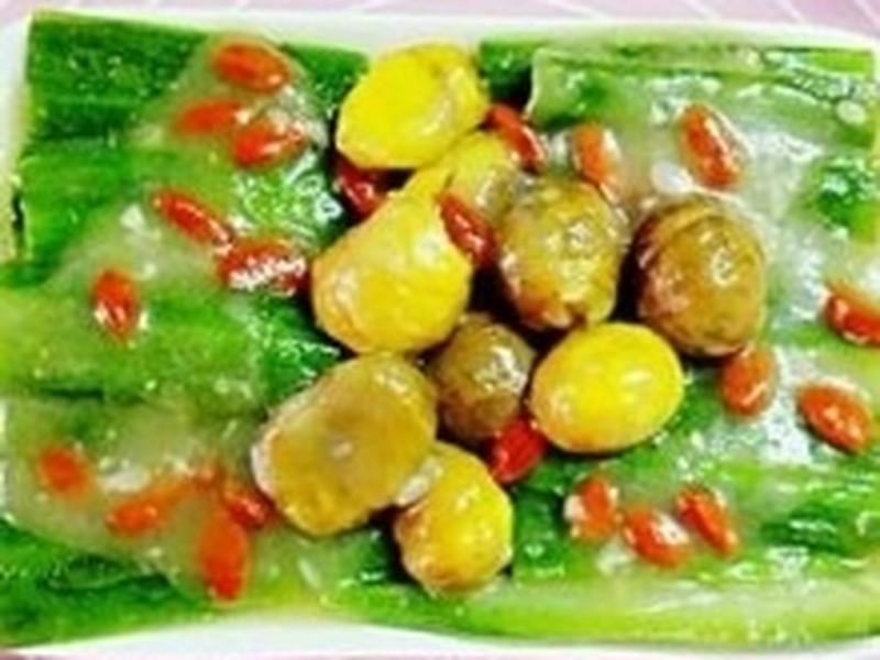 丝瓜烧栗子