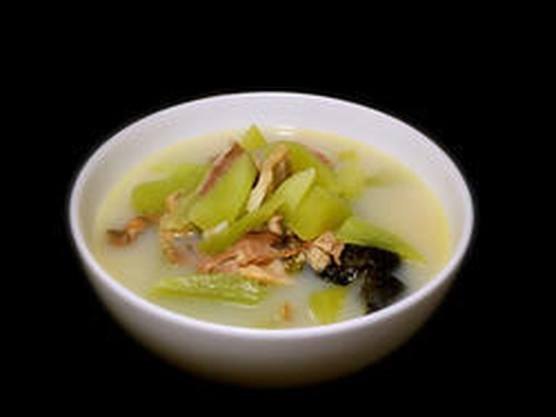 河蚌咸肉煲