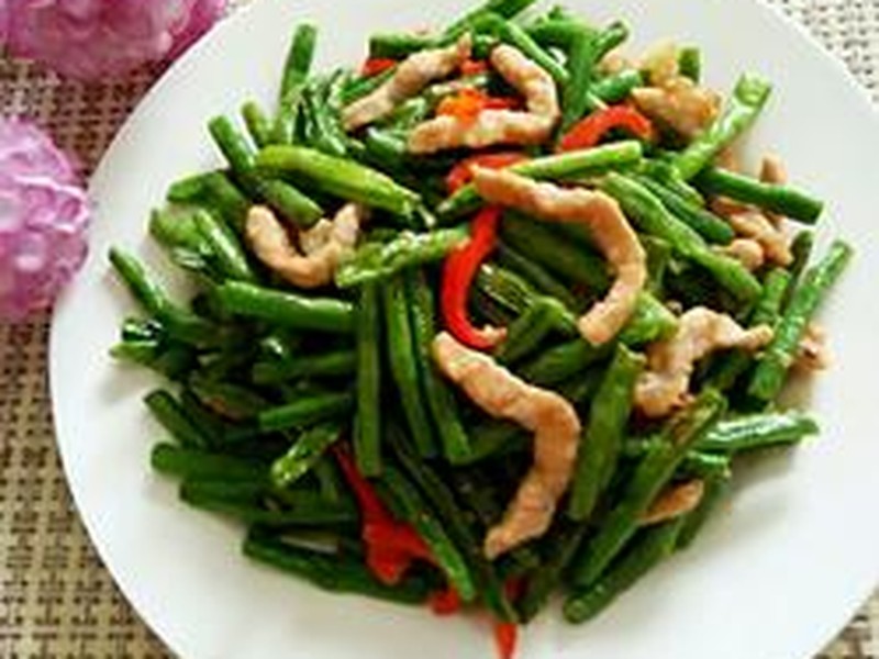 豇豆炒里脊