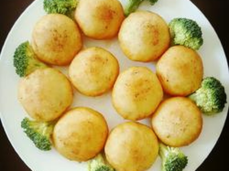 油炸茄夹糕