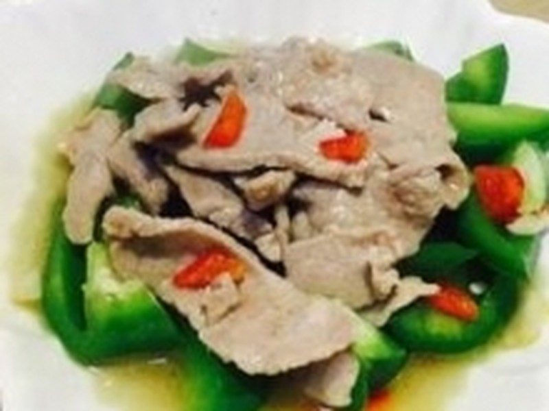 沙茶牛肉爆青椒
