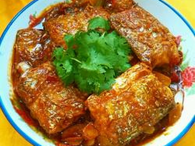 豆瓣酱烧带鱼